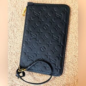 Louis Vuitton Pochette came with my NeverFull lightly used.